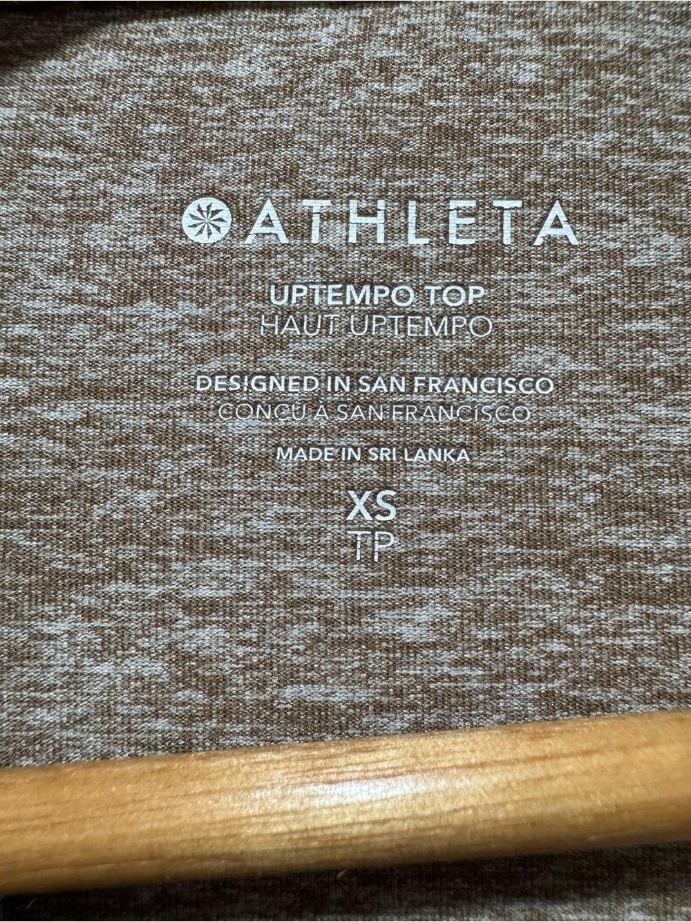 Athleta Heathered Gray Long Sleeve Thumbhole Active Top Lounge Size XS - Picture 5 of 5
